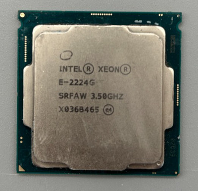 Intel Xeon E-2224G SRFAW 3.50GHz 4-Core Prozessor CPU Sockel 1151