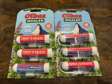 Lot of 6 Olbas Inhaler All Natural Power to Breathe Rapid Action