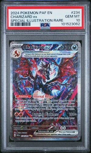 2024 Pokemon Paldean Fates Charizard Ex #234 GEM MT PSA 10 Special Illus Rare