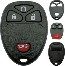 Replacement Key Fob Shell Case Fits for 2007-2014 Equinox Avalanche -4 button-b