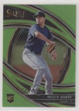 2020 Panini Select Premier Neon Green Prizm 84/99 Brock Burke #158 Rookie RC 0f4