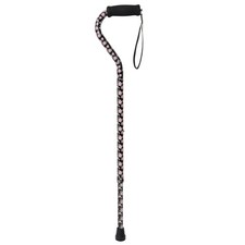 Drive Medical Foam Grip Offset Handle Walking Cane