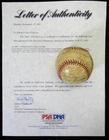 1942 Boston Red Sox Team Signed Baseball with Ted Williams PSA/DNA