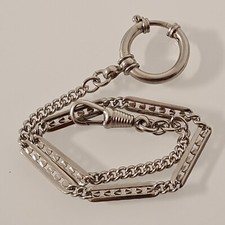 Alte Taschenuhrkette Uhrenkette  SAFE WARE -um 1960  Ungetragen  3A2