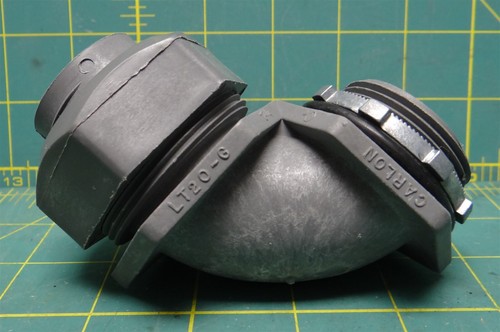 Carlon flüssigkeitsdichter Verbinder LT20G, 1 1/4" 90 Grad Verschraubung, nichtmetallisch - Bild 1 von 7