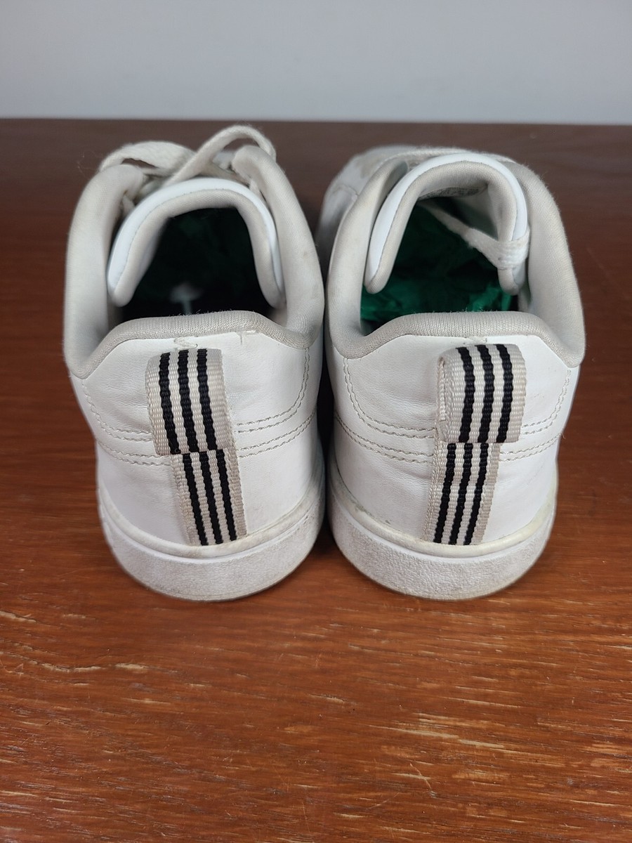 Adidas VS Advantage Sneakers Shoes Womens Size 6 White Black Stripes | eBay