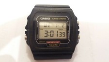 CASIO LCD VINTAGE DIGITAL MONTRE WATCH W-720, MADE IN KOREA light does not work
