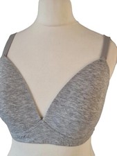 36D Matalan NonWired Bra Grey Cotton Moulded Cup