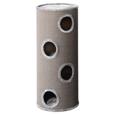 Europet Bernina Kratzbaum Trend Cat Dome Extreme grau für Katzen, sisal, plüsch