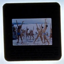 DAY THE FISH CAME OUT 35mm Photo Slide Transparency Sexy Beach Bikini Sci-Fi