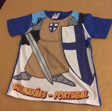 Gift Souvenirs Portugal Toddler Knight Shirt Sz 4