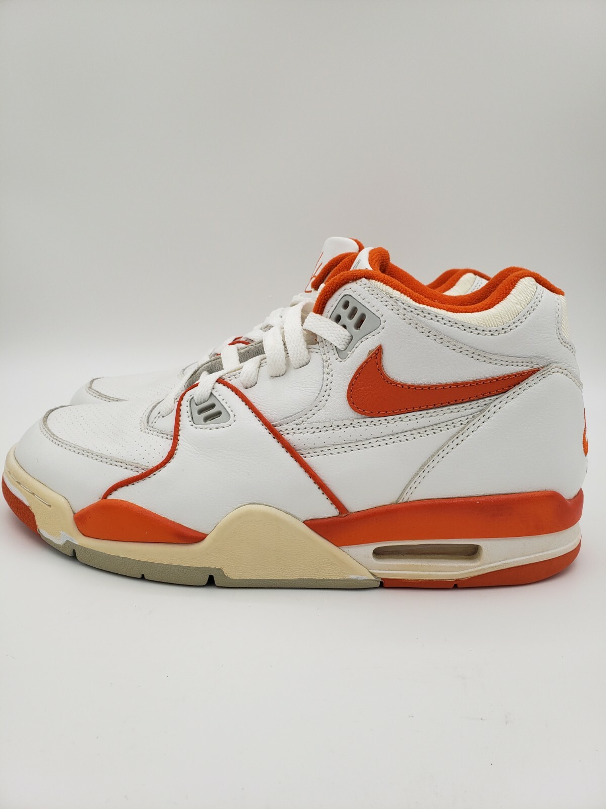 Nike Air Flight 89 White/Orange Sz 9 RARE SAMPLE FTSS 1999 Vintage | eBay