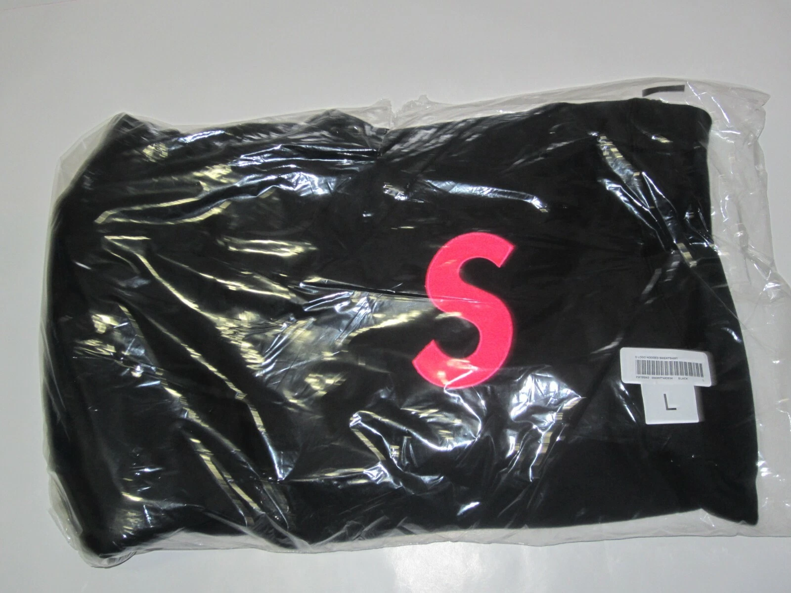 Sweat à capuche homme SUPREME New York S Logo NOIR Large NEUF ! BOGO F/W 2019