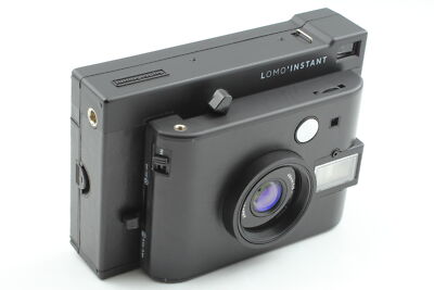 N.MINT] Lomography Lomo Instant Camera and 3 Lenses Black Edition