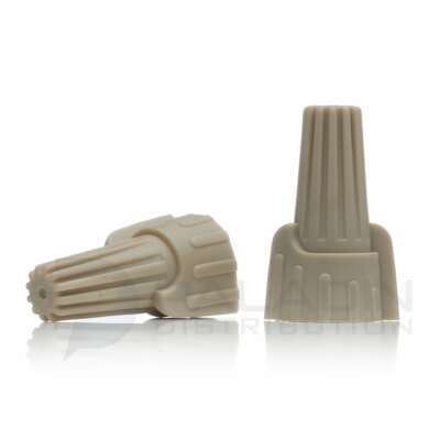 Winged Wire Connectors UL Listed 500 Pack - Tan