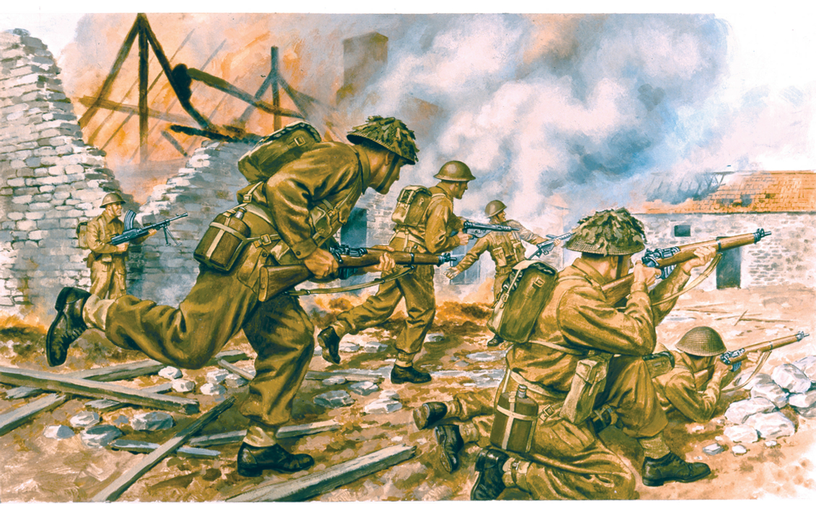 Airfix A02718V WWII British Infantry Plastic Kit