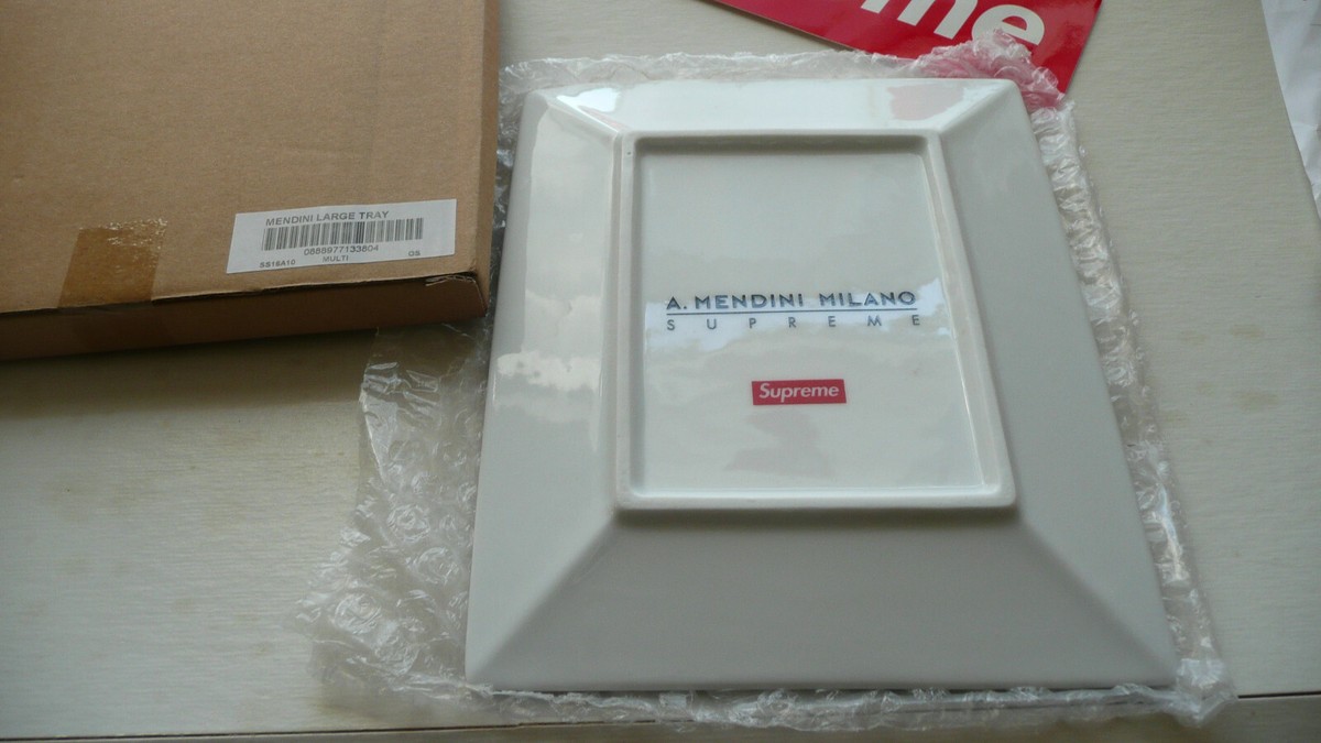 Supreme a mendini milano プレートセット Supreme x Alessandro Mendini Milano Large Ceramic Tray