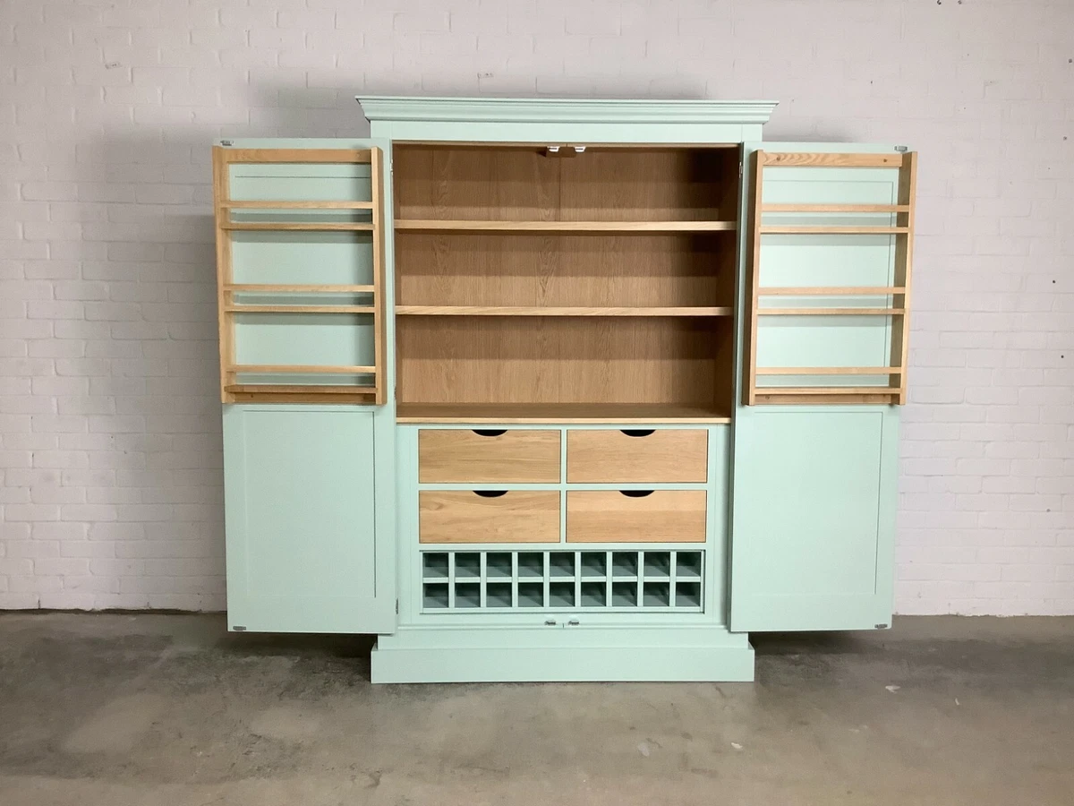 NEW Large Painted and Oak Kitchen Larder Cupboard.BESPOKE SO ANY