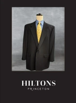 NICK HILTON Men's 100% Wool Sport Coat Navy 46L  - Image 1 of 4