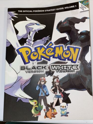 The Official pokémon Strategy Guide Vol 1 Black And White Version W/ Mini Poster - Picture 1 of 17