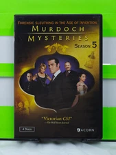 ACORN MURDOCH MYSTERIES SEASON 5 4 DISCS VICTORIAN CSI  TV ON DVD
