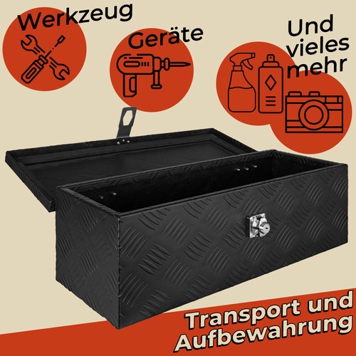 Selección caja de timón caja de herramientas Truckbox caja de aluminio caja de transporte negro trucky - Imagen 15 de 85