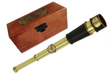 Brass Nautical Spyglass Brass Designer Telescope Marine Handheld Telescope Binoc