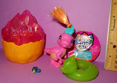 Cave Club Dinosaur Baby Crystal Egg Sparkle Dino Wave 3 Parasaurolophus Mattel