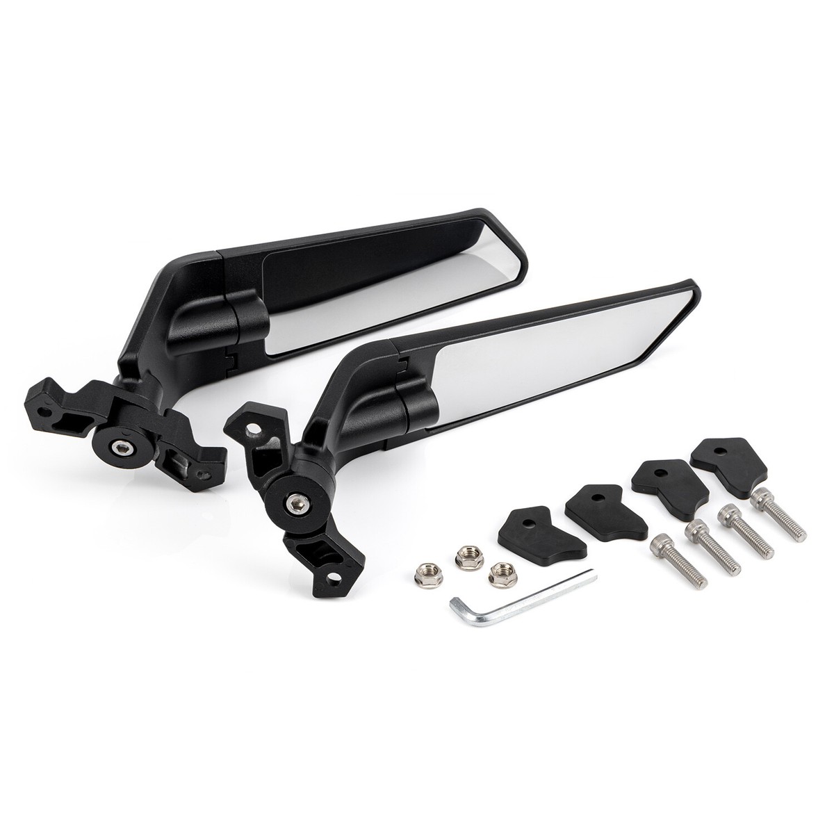 2X Rotate Wind Wing Rear View Mirrors for Kawasaki NINJA