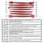 Indexbild 4 - 7x Spalt Tucking Werkzeug für Folien Car Wrapping Auto KFZ Vinyl Stick Rakel  DE