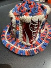 Coca Cola Crochet Hat Vintage Handmade Kitsch Red White Blue — photo 4
