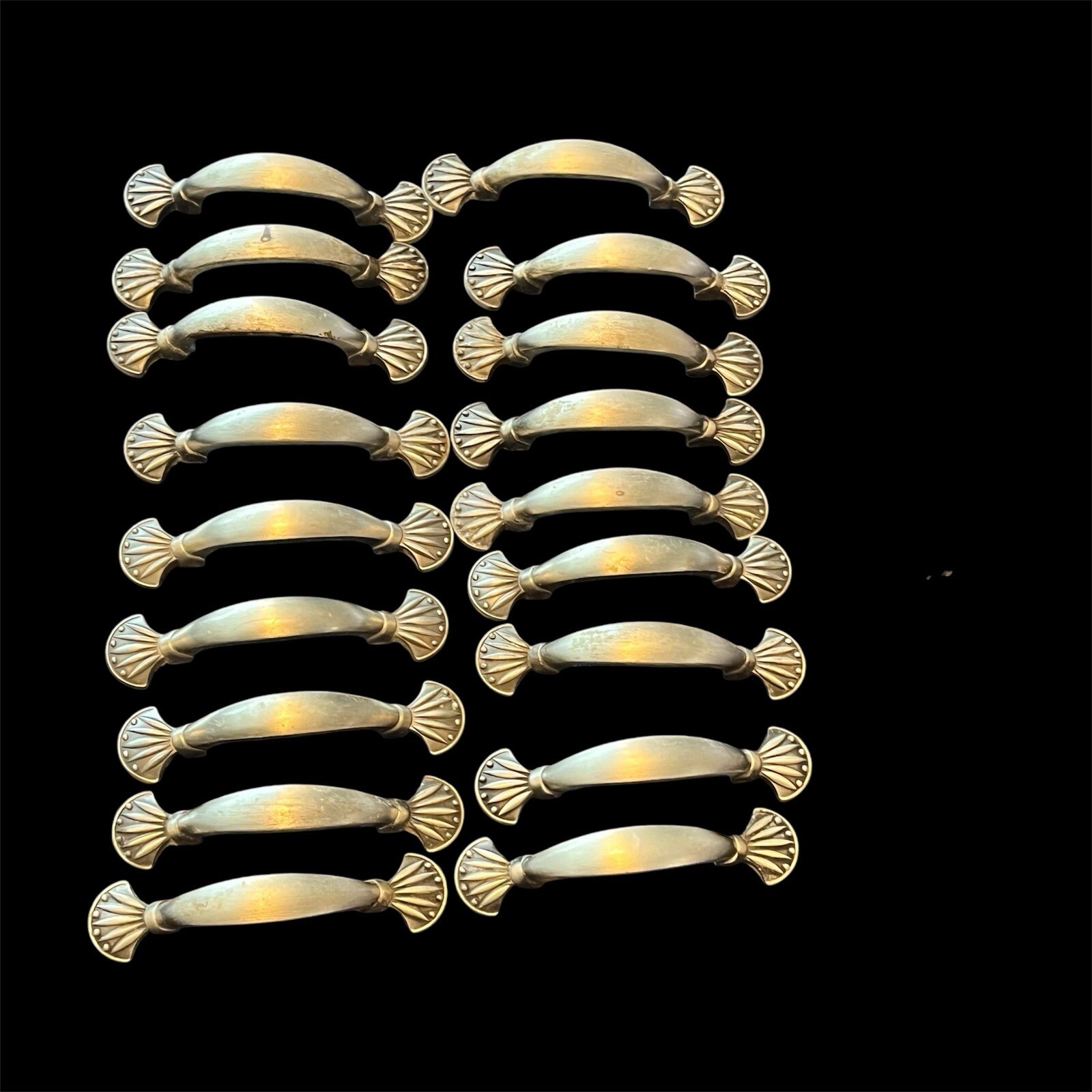 Franklin Brass 3 Inch Brushed Satin Pewter Grecian Cabinet Knob Pulls 18 Pack