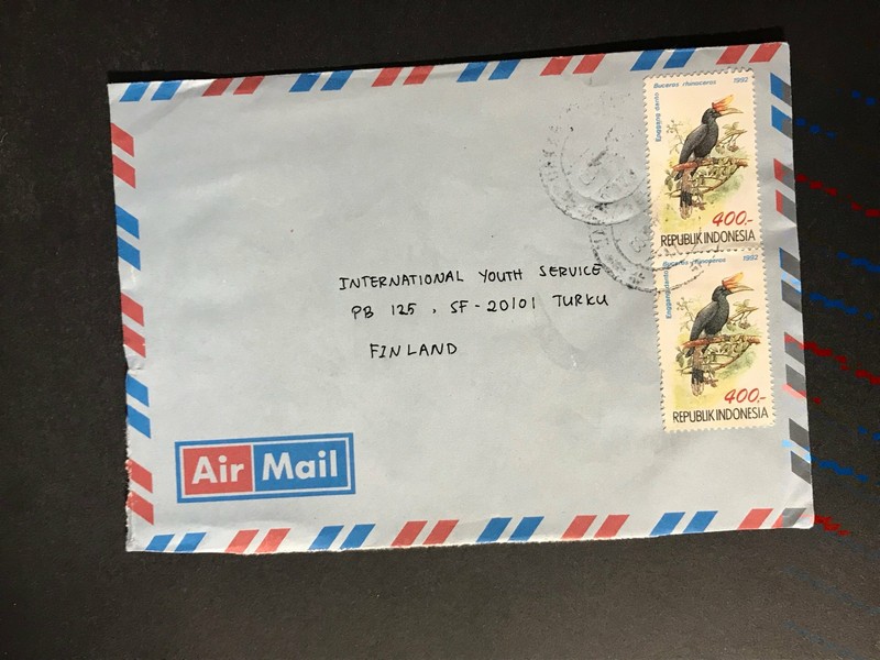 Indonesia #780//B242 Cover to Finland 1970-1999 Cover #966