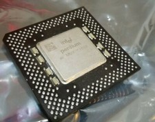 Vintage Intel Pentium MMX SL26J FV80503200 Processor CPU BentPins Scrap/Collect