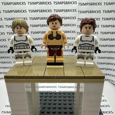 Lego Star Wars Princess Leia Slave Minifigure Luke/han