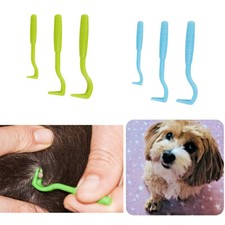 3x Tick Removal Tool Scratching Remover Tool Picker Pet Dog Cat Tick Remover
