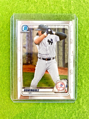 Jasson Dominguez BOWMAN CHROME ROOKIE CARD 2020 Topps JASSON 