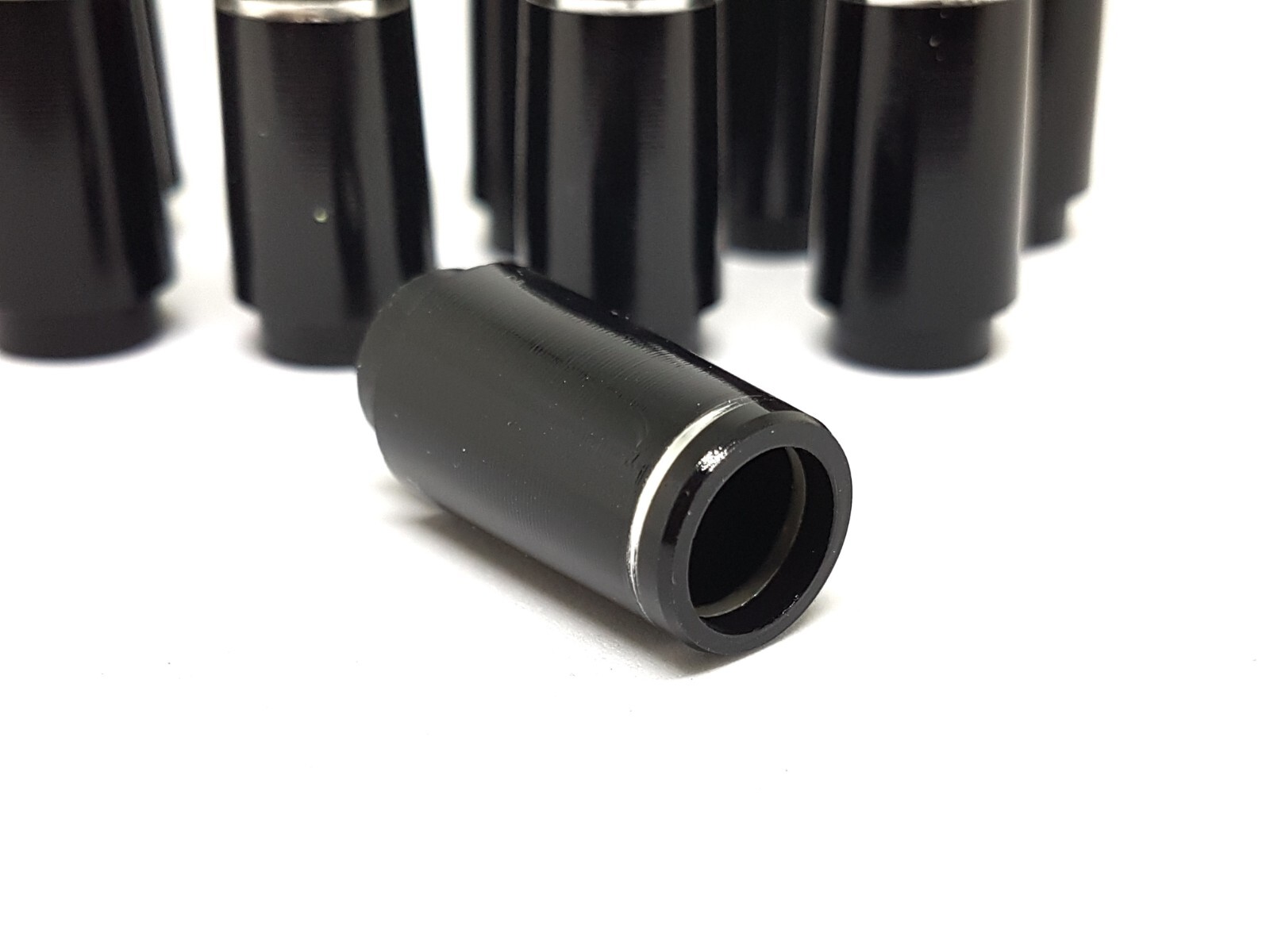 Golf collared ferrule For Taylormade P irons 0.355 Black top silver