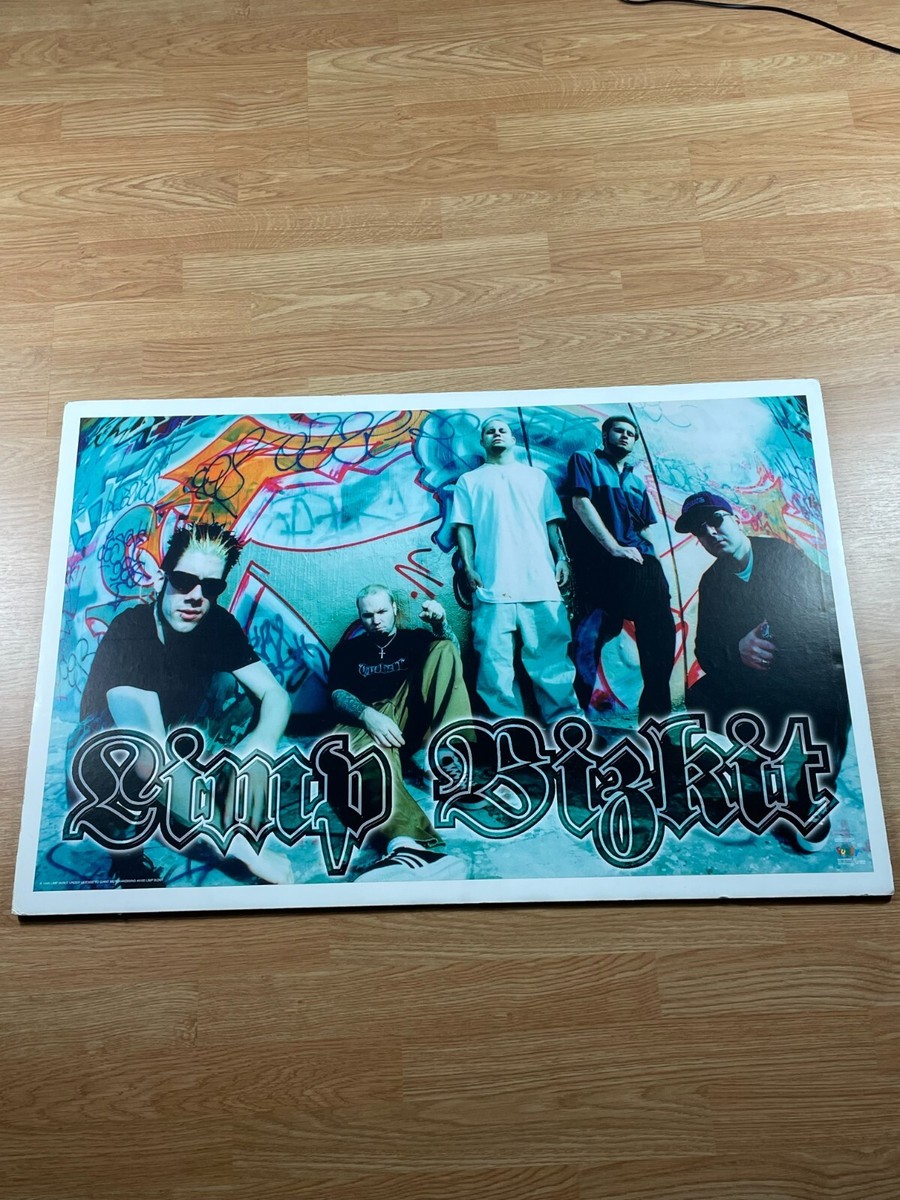 希少 bicep ポスター シルクスクリーンプリント　warp XL VINTAGE 1999 LIMP BIZKIT POSTER ON CARDBOARD #6185 FUNKY 34x23