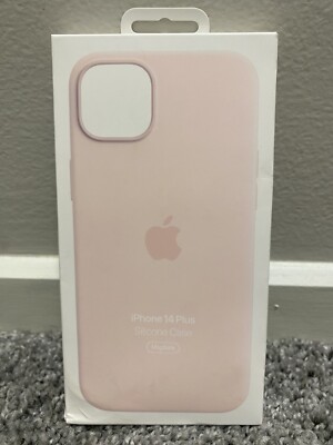 Apple Silicone Case with MagSafe for iPhone 14 Plus Chalk Pink Open Box  194253416296|