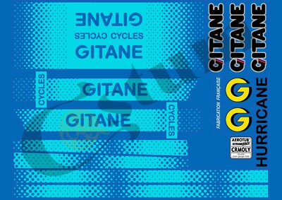 GITA709 AUFKLEBER DECALS GITANE bmx Fahrrad bike bicycle