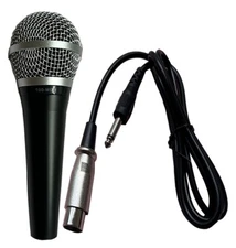 STARAUDIO Professional Metal Stage Karaoke Wired Handheld DJ Dynamic Microphone