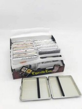 x Set 12 Pezzi Box Porta Sigarette Tabacco Monete Banconote Metallo bal