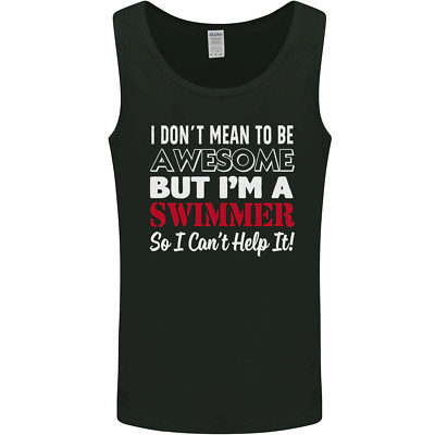 Ich Meinte Nicht, Dass Ich Ein Schwimmer Herren Vest Tank Top Bin