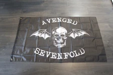 Avenged Sevenfold Banner Flag 3x5 Heavy Metal Band Fan Decor Man Cave CD Record