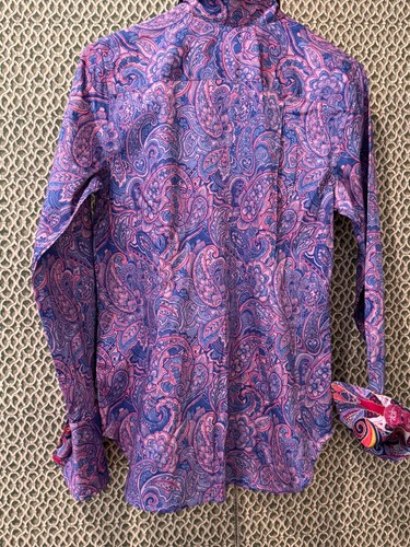 Robert Graham Women's Size S Button Down Shirt Styple Pricilla Paisley Print - Picture 6 of 8