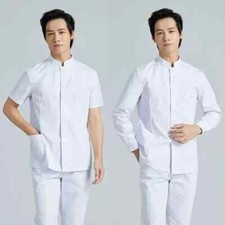 Stand Up Collar Nurse Suit Split Suit Male Oral Cavity Doctor Short Long Sleeve
