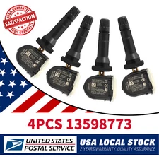 4Pcs 13598773 Programmed Tire Pressure Sensor TPMS 433MHz For GMC Buick Chevy
