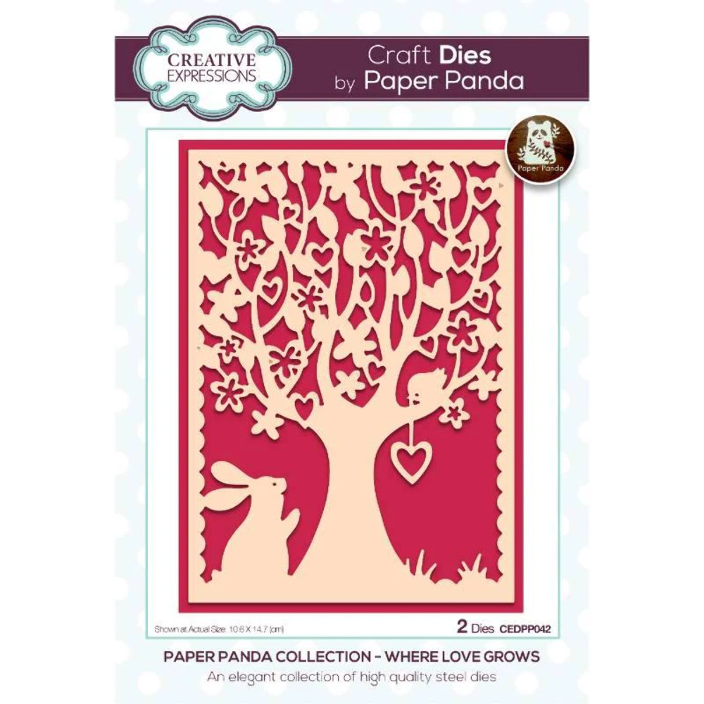 Paper Panda Where Love Grows Craft Die