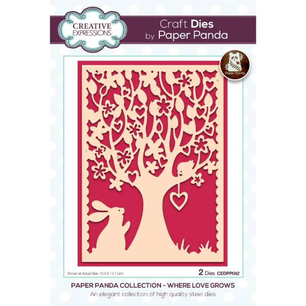 Paper Panda Where Love Grows Craft Die
